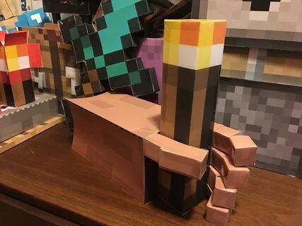 Minecraft Papercraft Life-size Items Related Keywords & Sugg