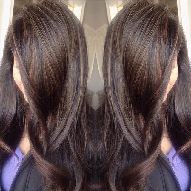 Color by @colorbymimi #hair #hairenvy #haircolor #brunette #babylights #hig...