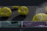 animated tennis racket ball: стоковое видео (без лицензионны