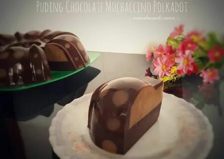 Resep Puding Polkadot Chocolate Mochaccino #bikinbareng oleh