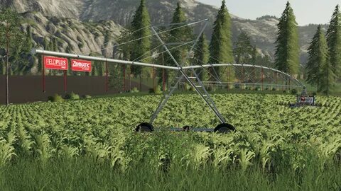 LINDSAY ZIMMATIC PIVOT 68M PLACEABLE V1.0 - FS19 mod - FS19.