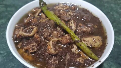 Pork Dinuguan with Gata ng Niyog - Pork Blood Stew Recipe - 