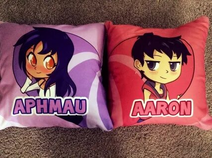 The Aaron pillow shipped in! 3 Aphmau Amino