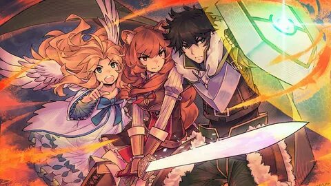 Naofumi Raphtalia Filo The Rising of the Shield Hero 4K Wall