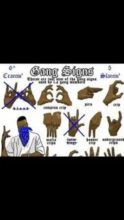 Pin by Fudge Pudding on Crips and Bloods Gang signs, Gang sy