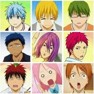 Kiseki no Sedai, Kagami, Momoi and Aida - XD Kuroko no baske