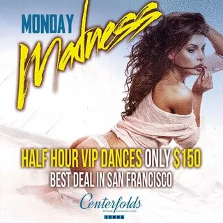 Monday Night Lap Dance Special in SF Deja Vu Centerfolds