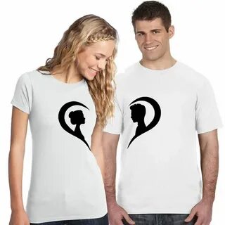 Couple Heart - Couples T-Shirts - 4FancyFans Matching couple
