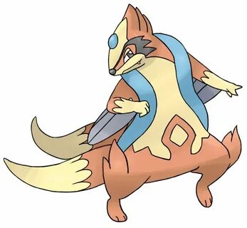 Mega Floatzel (Pokefarm Q ver) by ShiroTheWhiteWolf.devianta