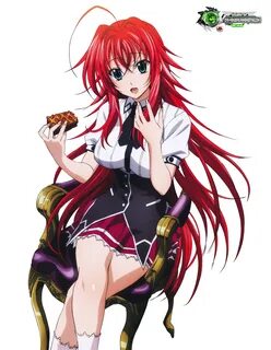 Highschool DxD:Rias Gremory Kawaii Tea Time HD Render(2vers)