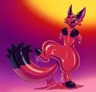 Cute rubber red fox Nickit by Himuic-Tmill -- Fur Affinity dot net