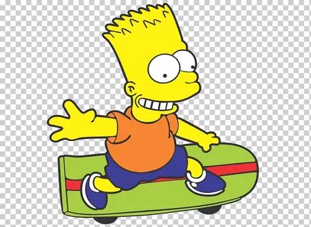 Free download Bart Simpson Lisa Simpson Skateboarding, leavi