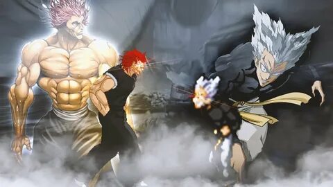 Yujiro Hanma vs Garou. Baki the Grappler vs One Punch Man. A