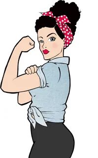 Rosie The Riveter - Girl Clipart - Full Size Clipart (#74077