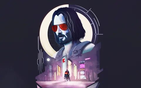 2880x1800 Cyberpunk 2077 Ft Keanu Reeves Minimal 4k Macbook 