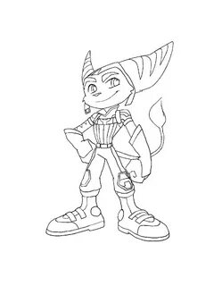 Ratchet & Clank coloring pages. Download and print Ratchet &
