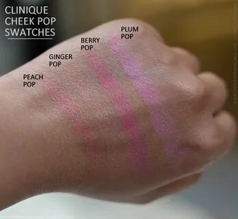 Clinique Pop Blush Swatches / Clinique Nude Pop Cheek Pop Bl