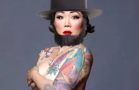 Margaret Cho marks 50th birthday with revealing, tattooed ph