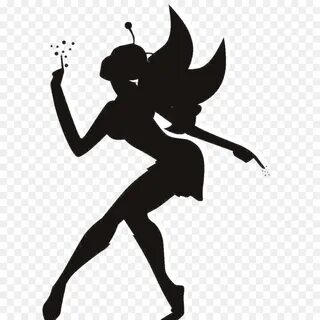 Fairy Drawing Silhouette Clip art - Fairy png download - 500
