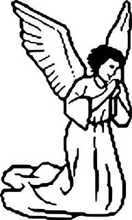 How to draw an angel? 18 free printable stencils
