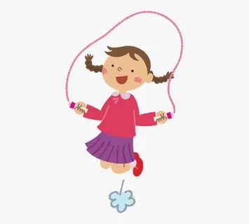 clipart images of girl skipping - Google Search Half saree d
