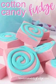 cotton candy fudge - How to make easy fudge!