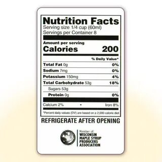Nutritional Facts 16 Oz Related Keywords & Suggestions - Nut