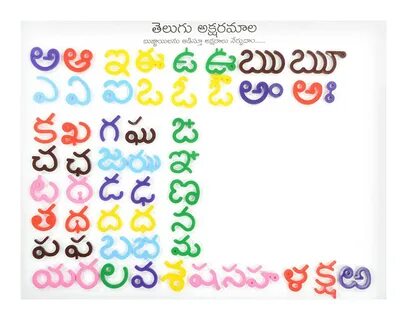 Gallery of best of telugu alphabets chart michaelkorsph me -