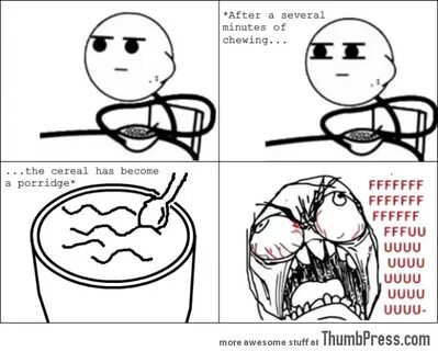 Collection of Cereal Guy Rage Comics to Make You Spit Out Yo