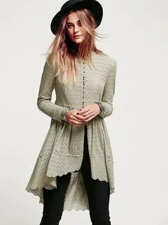 Free People Eyelet Duster, $148.00 Fashion, Clothes, How to 