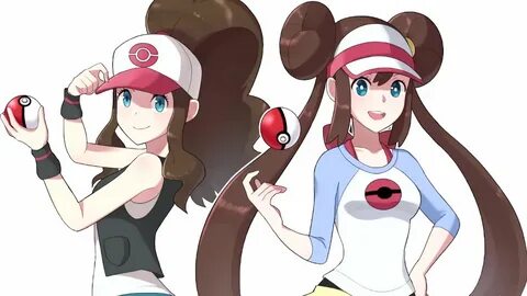 Hentai cartoon porn with beauties Hilda and Rose from Pokemo