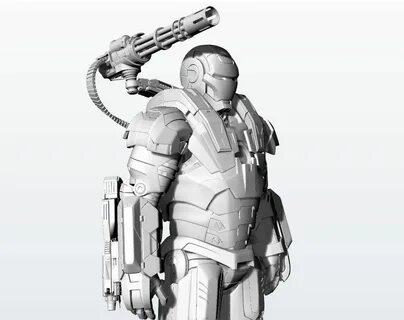 Statue War Machine Very High quality details 3D model 3D pri