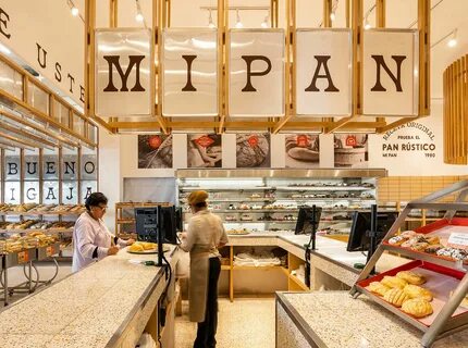 Пекарня Mi Pan по проекту студии Concentrico в Мехико * Интерьер+Дизайн