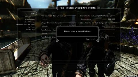 MOD Relationship Dialogue Overhaul - RDO Rus 1.2 RUS - Сообщ