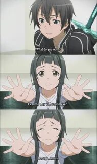 Awwwwww, I cried at this part too! :'( Every time! Sword art