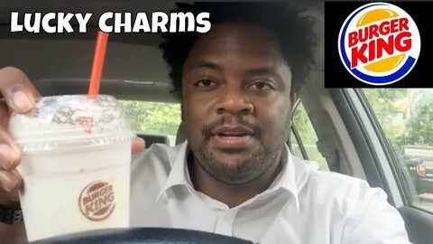 Lucky Charms Milkshake Taste Test (Burger King) - YouTube