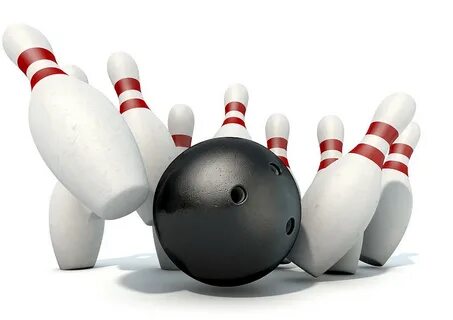 Ten Pin Bowling Pins And Ball Digital Art by Allan Swart Pix