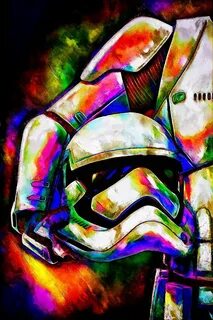 Star Wars Stormtrooper Painting - Colorful Abstract Stormtro