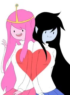 Safebooru - 1girl 2girls adventure time back-to-back black h