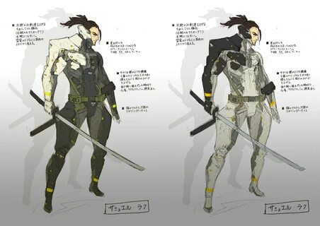 Metal Gear Rising: Revengeance - концепт-арты Самуэля Konami