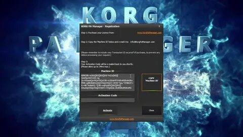KORG PA Manager v2 - Introduction & Registration - YouTube