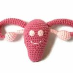 Don’t know what to knit next--how 'bout a uterus?? Ganchillo