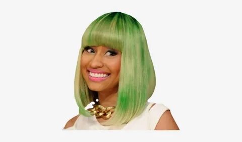Nicki Minaj With Green Hair Transparent PNG - 399x400 - Free