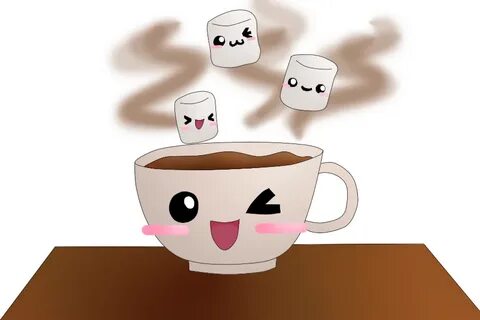 Hot Chocolate - Cute Cartoon Hot Chocolate Full Size PNG Dow