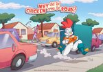Why did the chicken cross the road? by eltonpot -- Fur Affin