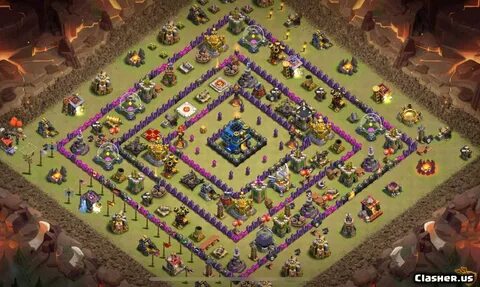 Copy Base Town Hall 12 TH12 Farm/Trophy base v434 With Link 
