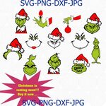 Layered Grinch Svg Free Design - Layered SVG Cut File - Free