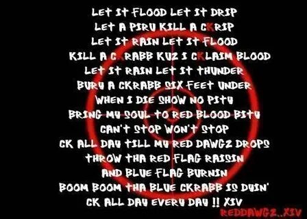 Let It Flood Let Blood Gang Quotes QuotesBae