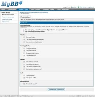 forum management mybb documentation