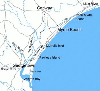 32 Map Myrtle Beach Sc - Maps Database Source